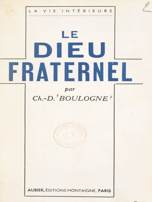 cover image of Le dieu fraternel